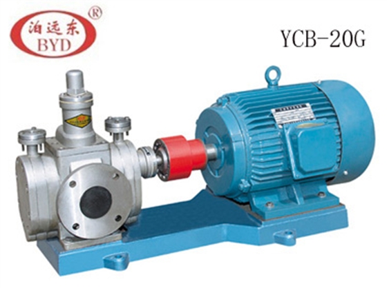 YCB20不锈钢保温齿轮泵