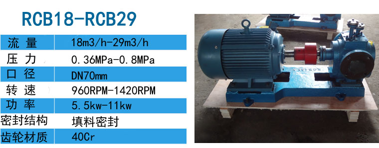 RCB-29保温齿轮泵