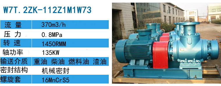 W7T.2ZK-112M1双螺杆泵