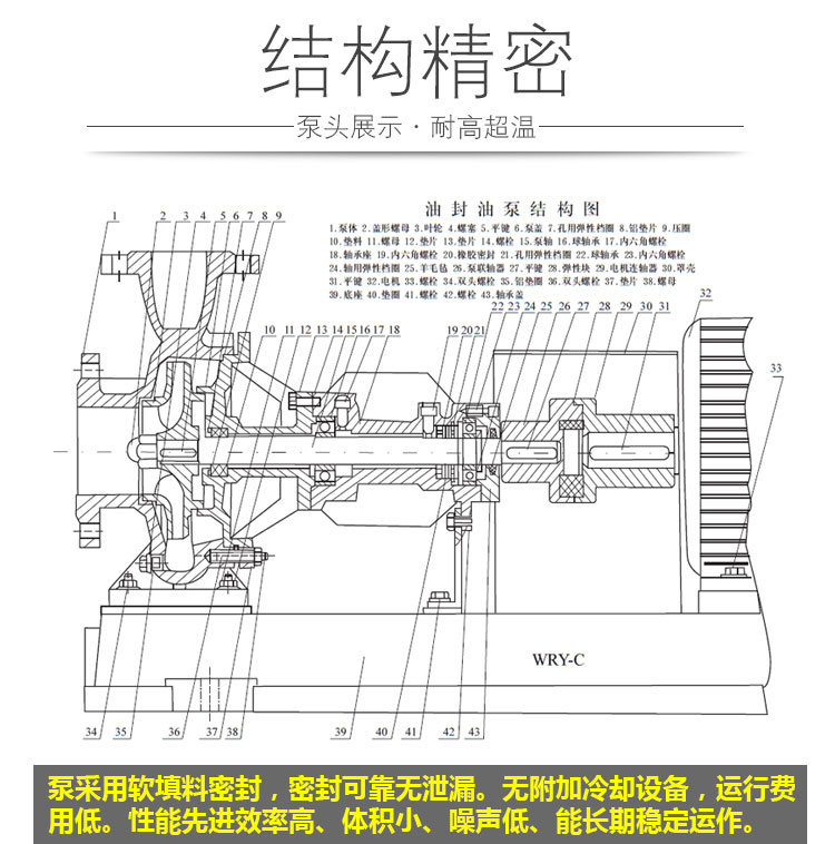 高温导热油泵