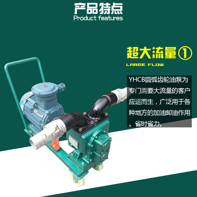 YHCB移动式圆弧齿轮油泵