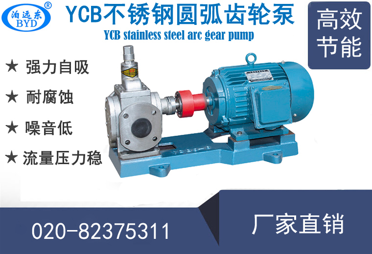 YCB不锈钢齿轮泵