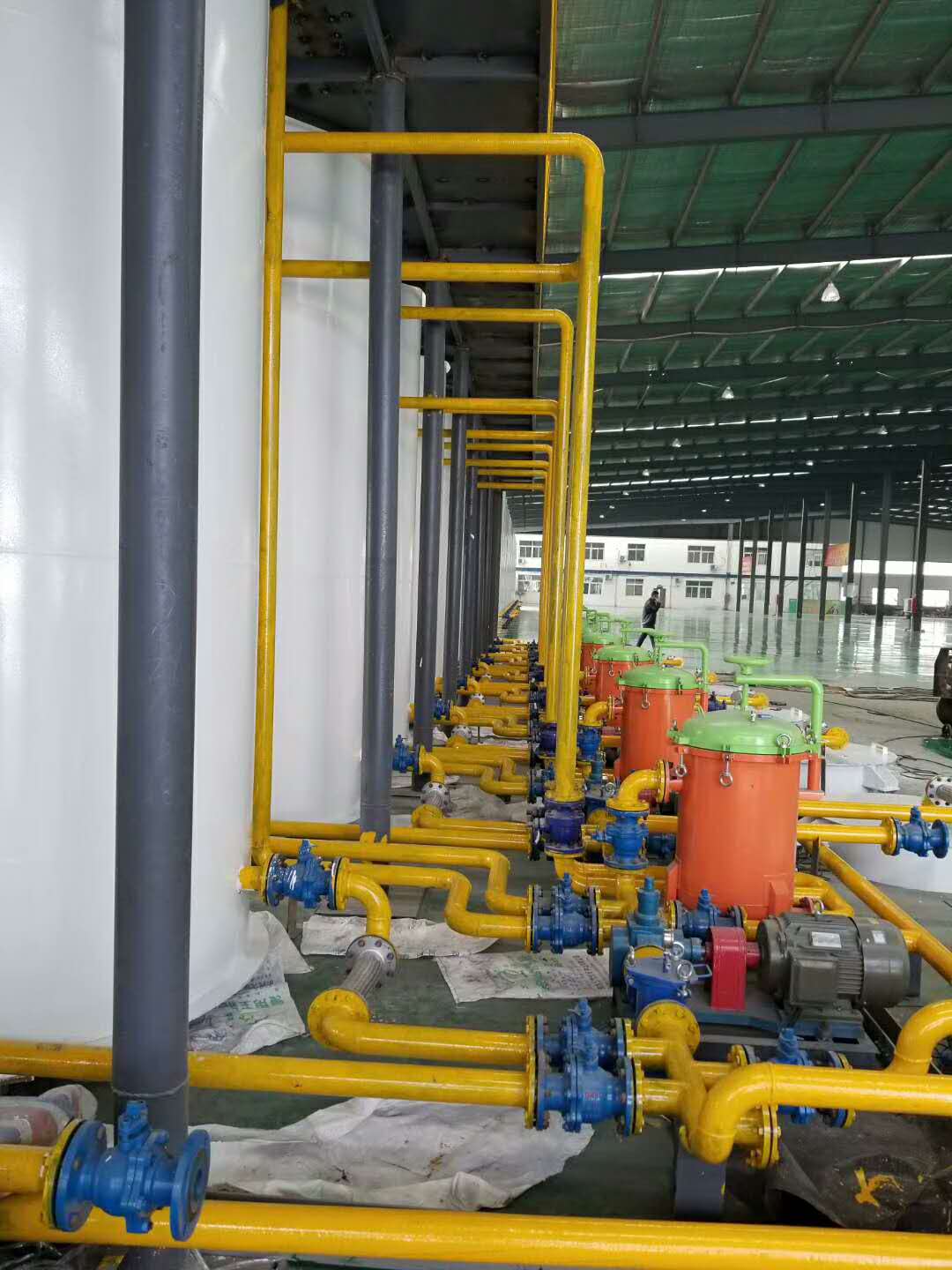 30万吨润滑油厂润滑油/基础油输送泵全部选用远东YCB圆弧齿轮泵