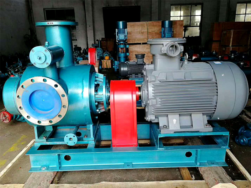 重油稠油卸车泵流量300m3/h选择W7.2ZK-130M1双螺杆泵