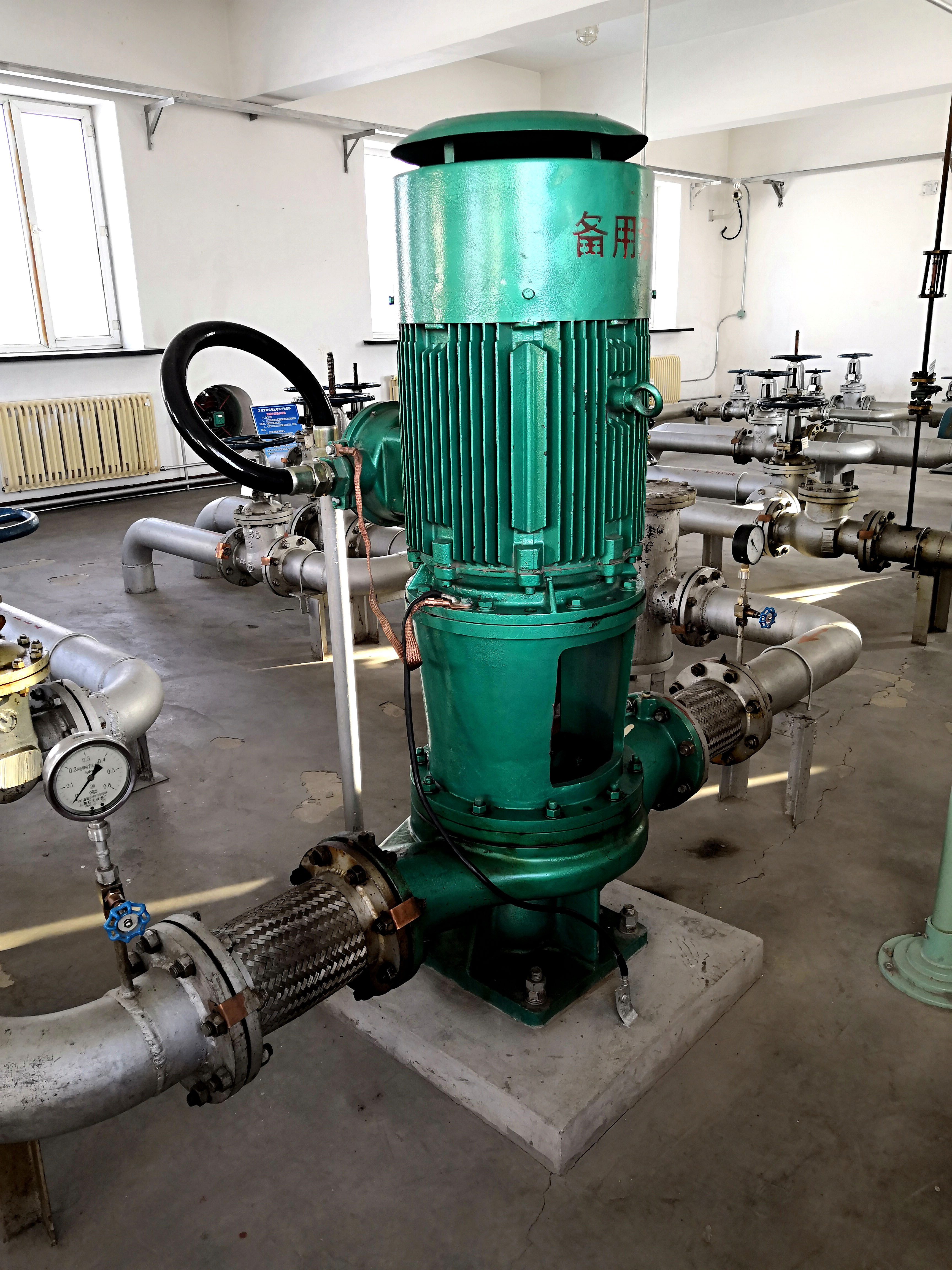 远东泵业150GY40立式管道油泵流量200m3/h扬程40m调试成功